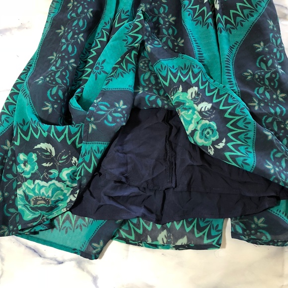 Free People Eternal Spring Teal Babydoll Dress - Picture 8 of 8